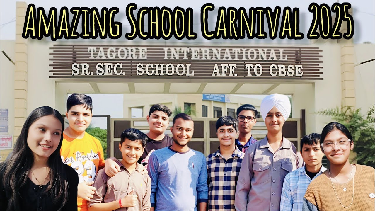 Exploring Tagore International School, Sahnewal Carnival | Fun Stalls, Students & Full Campus Tour!