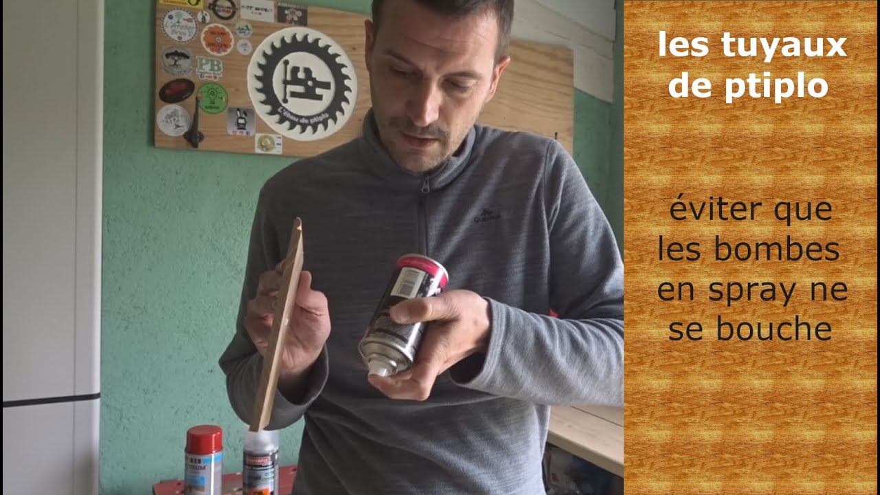 les tuyaux de Ptiplo.  &eacute;viter que les vernis spray se bouche.