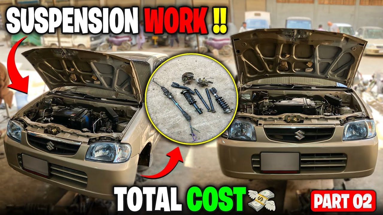 Suzuki Alto Restoration Ep 02 || Suspension Work Done !! Total Cost ?