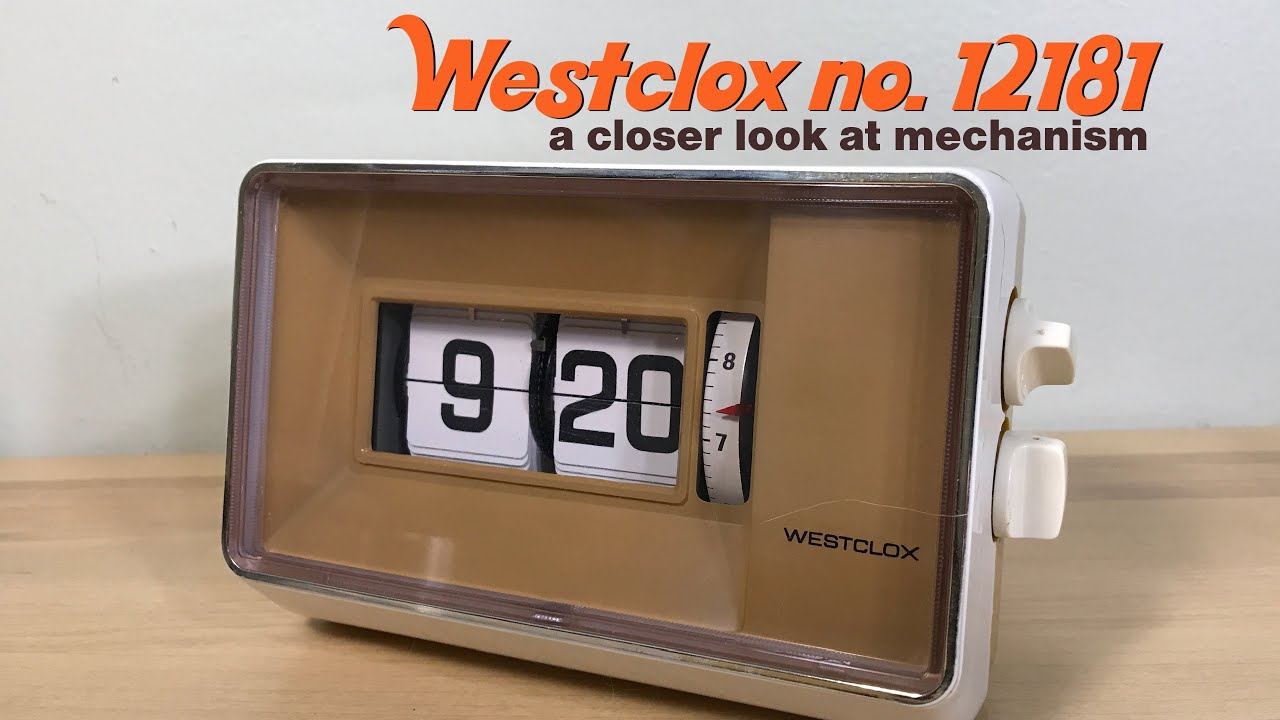 Будильник с заводным механизмом Westclox Model 12181