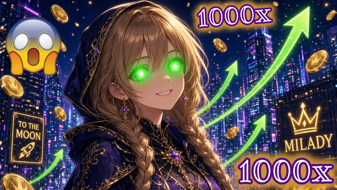 MILADY MEME COIN: +20% И это только начало!! СКОРО НА BINANCE!! ПОТЕНЦИАЛ 1000Х!!