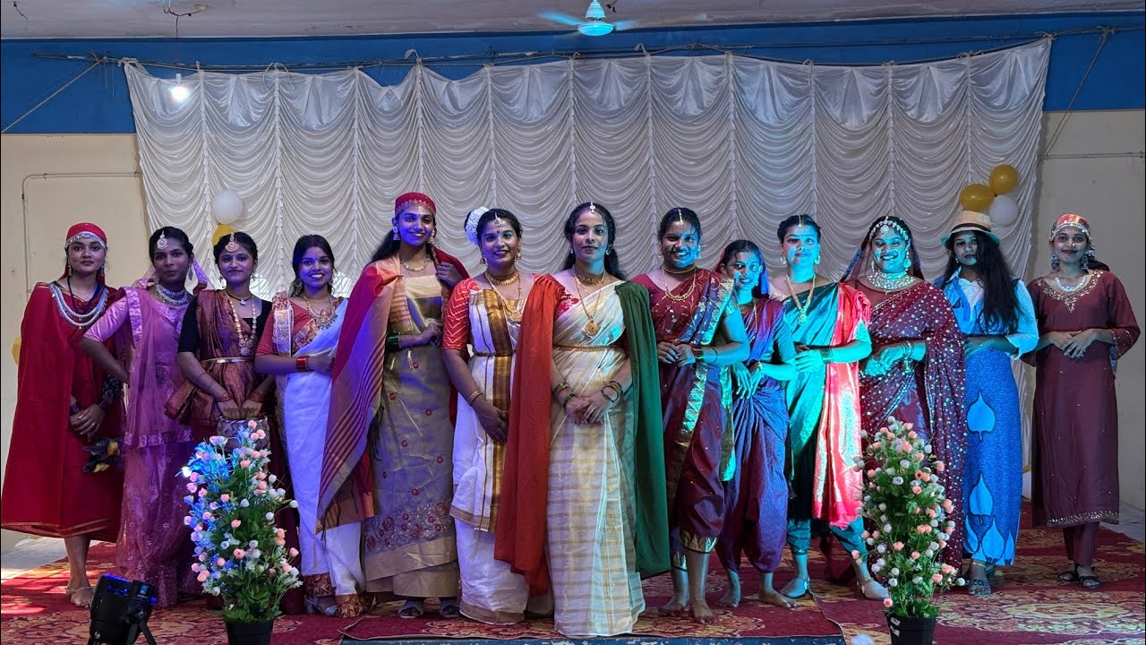 Indian states fashion show🚩🇮🇳, rampwalk ,college fashion show #college #fashion #traditional dresss
