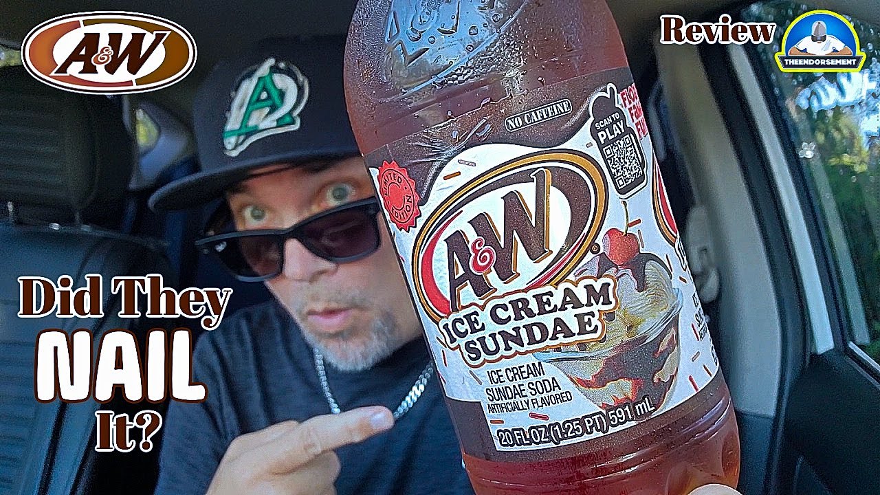 A&W® Ice Cream Sundae Soda Review! 🍨 | Is This A Sundae In A Bottle? | theendorsement