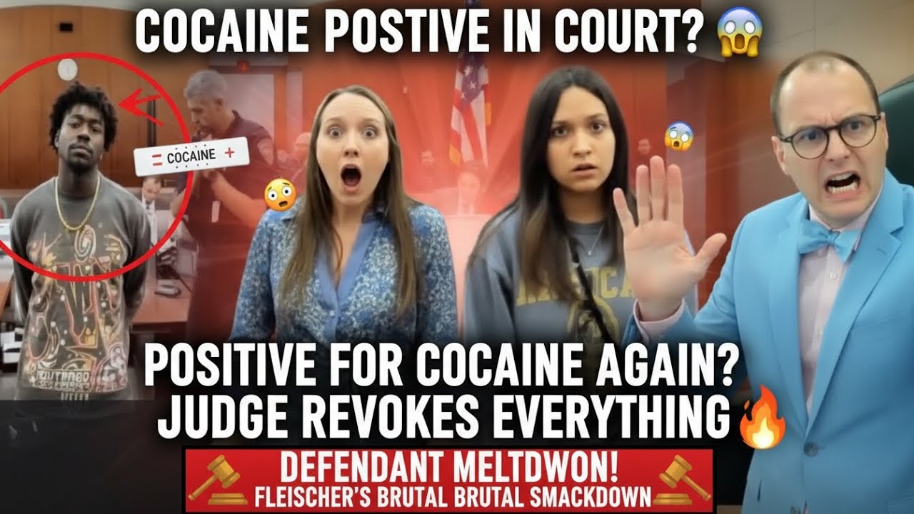 COCAINE AGAIN? Judge Fleischer Loses Patience with Defendant