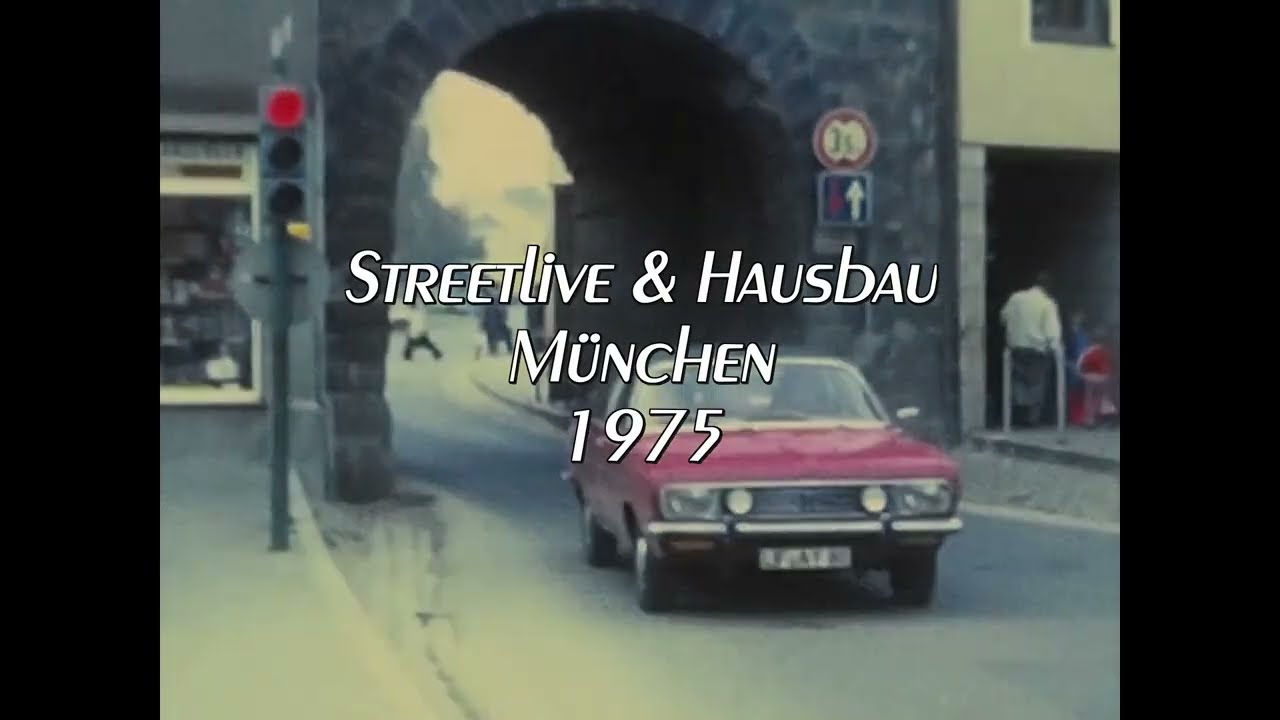 1975 Streetlive, Wahlstand SPD & Hausbau München  Super8