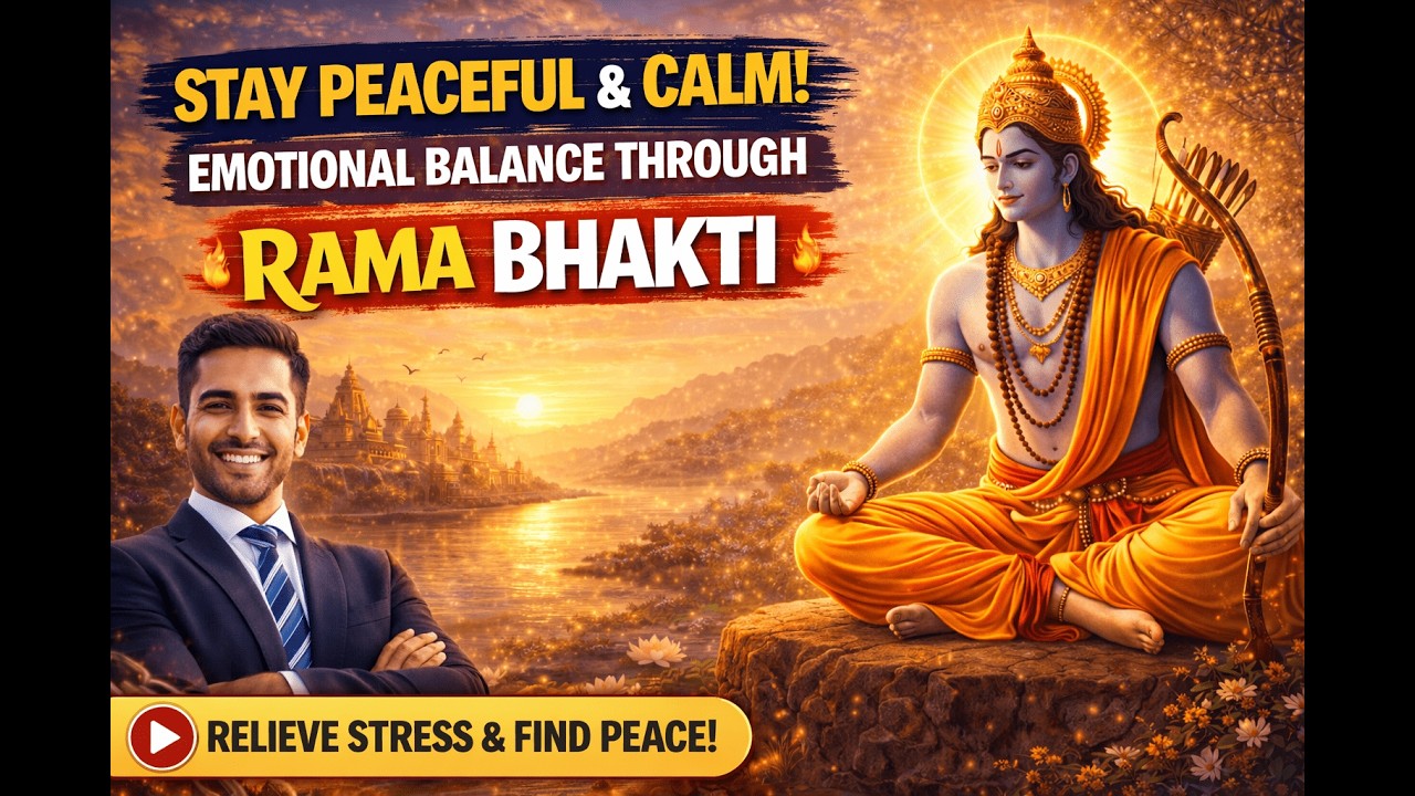 Feeling Overwhelmed? 🧘 Emotional Balance Through Rama Bhakti | Jai Shri Ram Chant