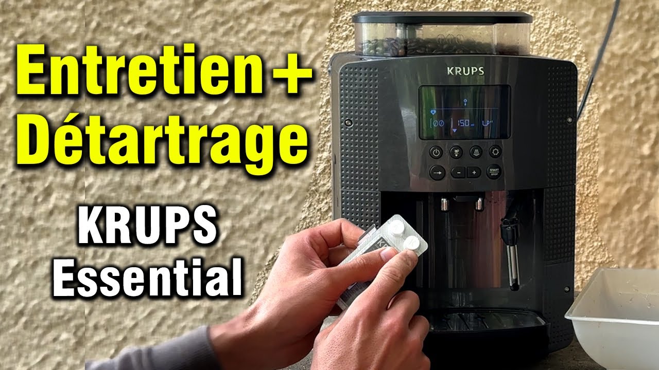 Krups Essential: Nettoyage + Entretien FACILE de la Machine à Café Krups !