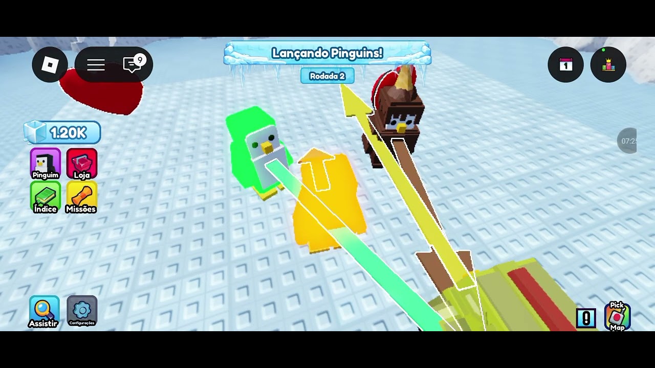 Joguei o jogo que tá bem famoso no roblox (knochout 🐧)