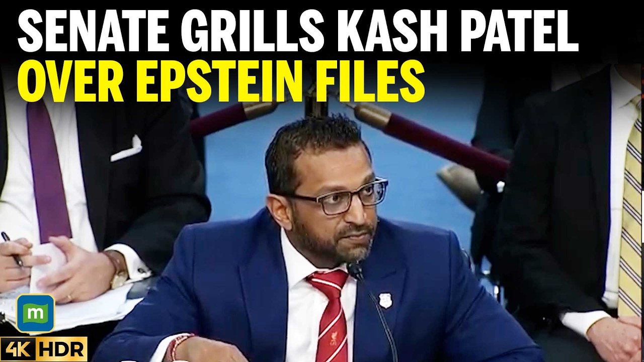 Kash Patel Addresses Epstein Files — Senate Hearing Turns Tense