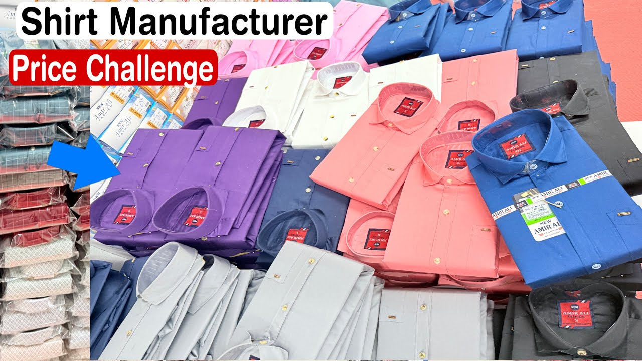 100% Manufacturer Shirt Factory in Kolkata 😱 Price Challenge Video