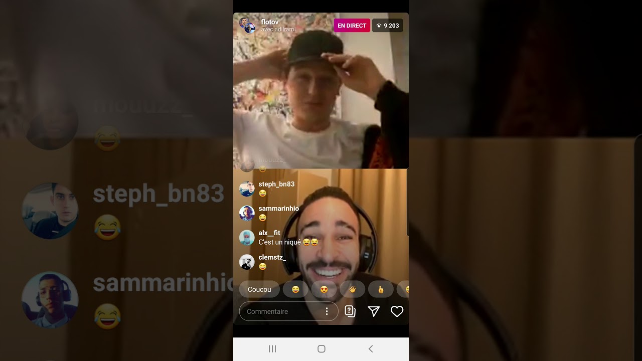 Énorme Live Instagram Florian Thauvin (joueur de L'OM) et Adil Rami (ex joueur de L'OM)