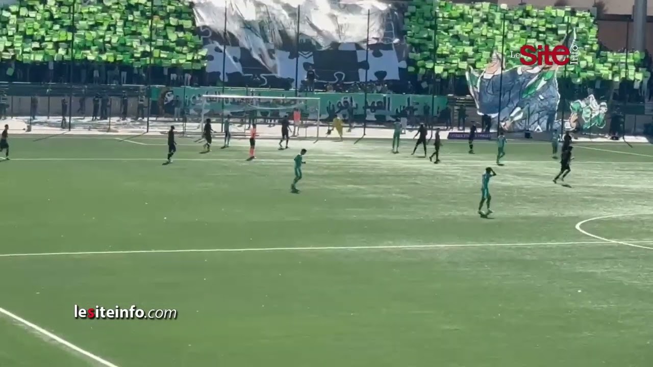 تيفو خيالي لجماهير بني ملال أمام أولمبيك الدشيرة