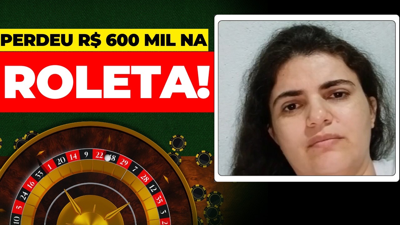 Ela PERDEU 600 MIL na ROLETA ONLINE