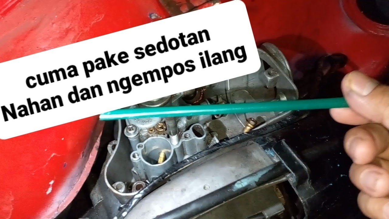 Murah meriah..Cara mengatasi vespa Nahan dan Ngempos