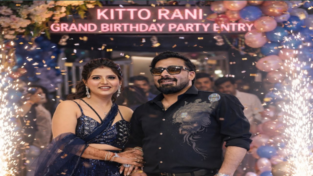 KITTO RANI BIRTHDAY GRAND ENTRY DHOL PE