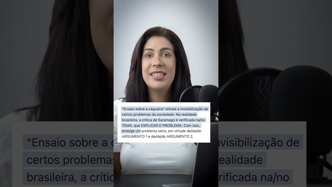 Modelo pronto de introdução para qualquer tema do Enem
