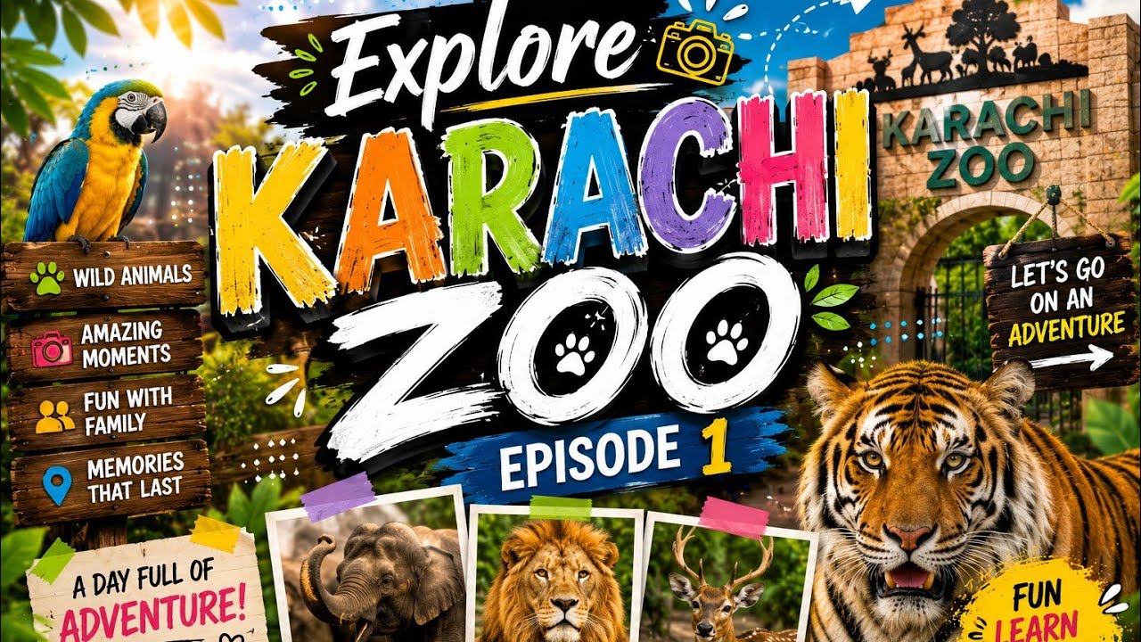 Karachi Zoo 2026 🦁 | Complete Tour, Ticket Price, Animals & Family Vlog | Karachi Pakistan