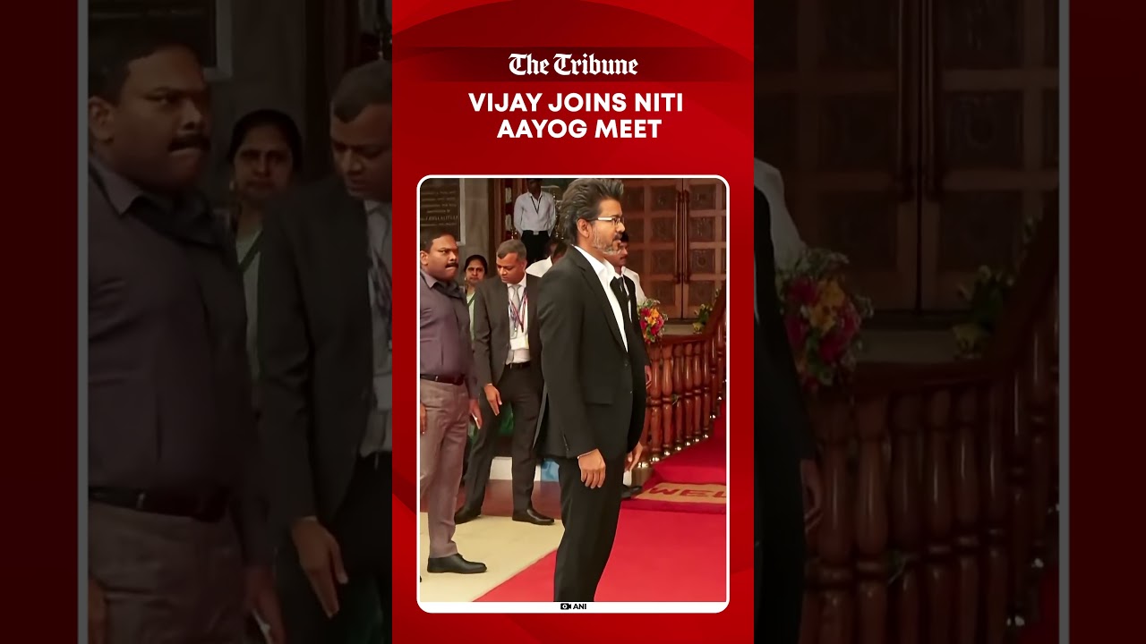 TN CM Vijay Arrives In Delhi To Attend NITI Aayog Meeting On Development Agenda
