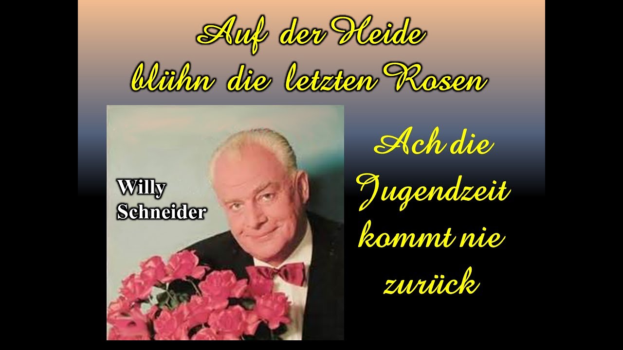 Auf der Heide blühn die letzten Rosen - Willy Schneider