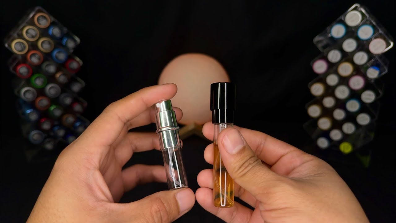 ASMR Making Fragrance Decants