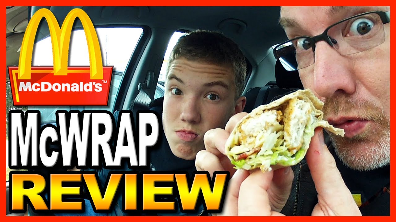 McDonald's Chicken and Bacon Signature McWrap Review with Ben from BigBenStudios