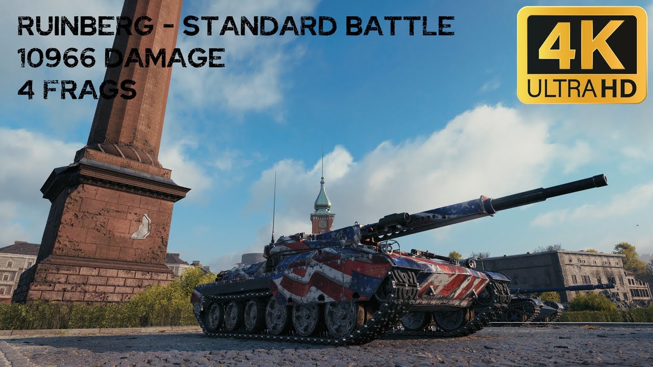Ares 90 11,0k damage 4 frags on Ruinberg - World of Tanks