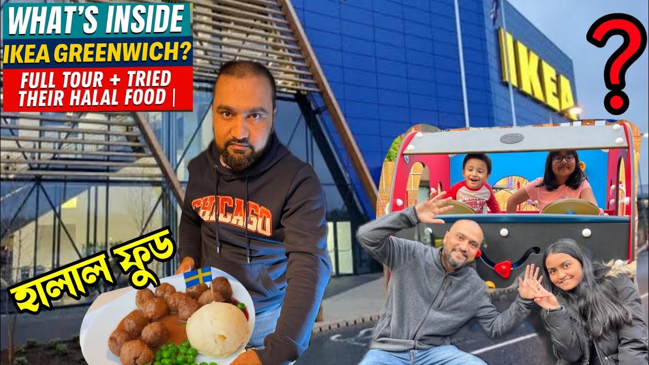 What's Inside IKEA Greenwich ? Full Tour + Tried Their Halal Food | Shopping Haul | Halal food Tour