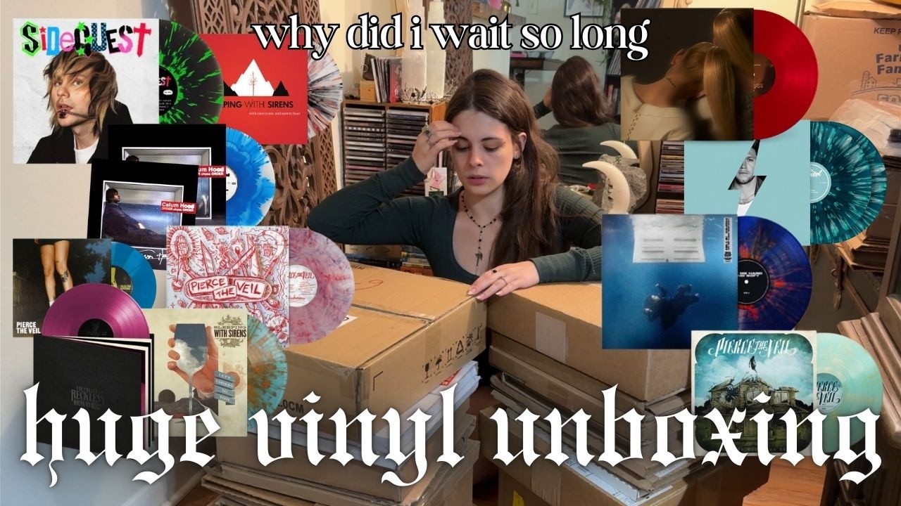 HUGE VINYL UNBOXING 💿 almost a year's worth of pre-orders !!