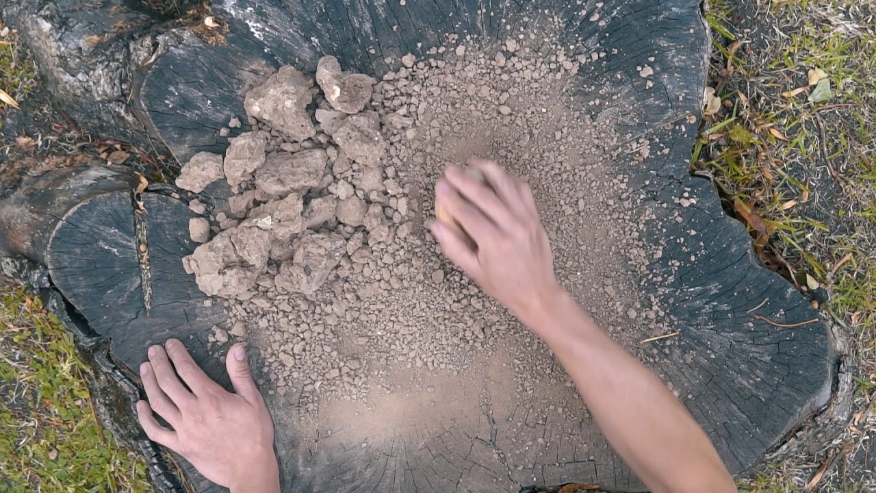 Preparación de arcilla
