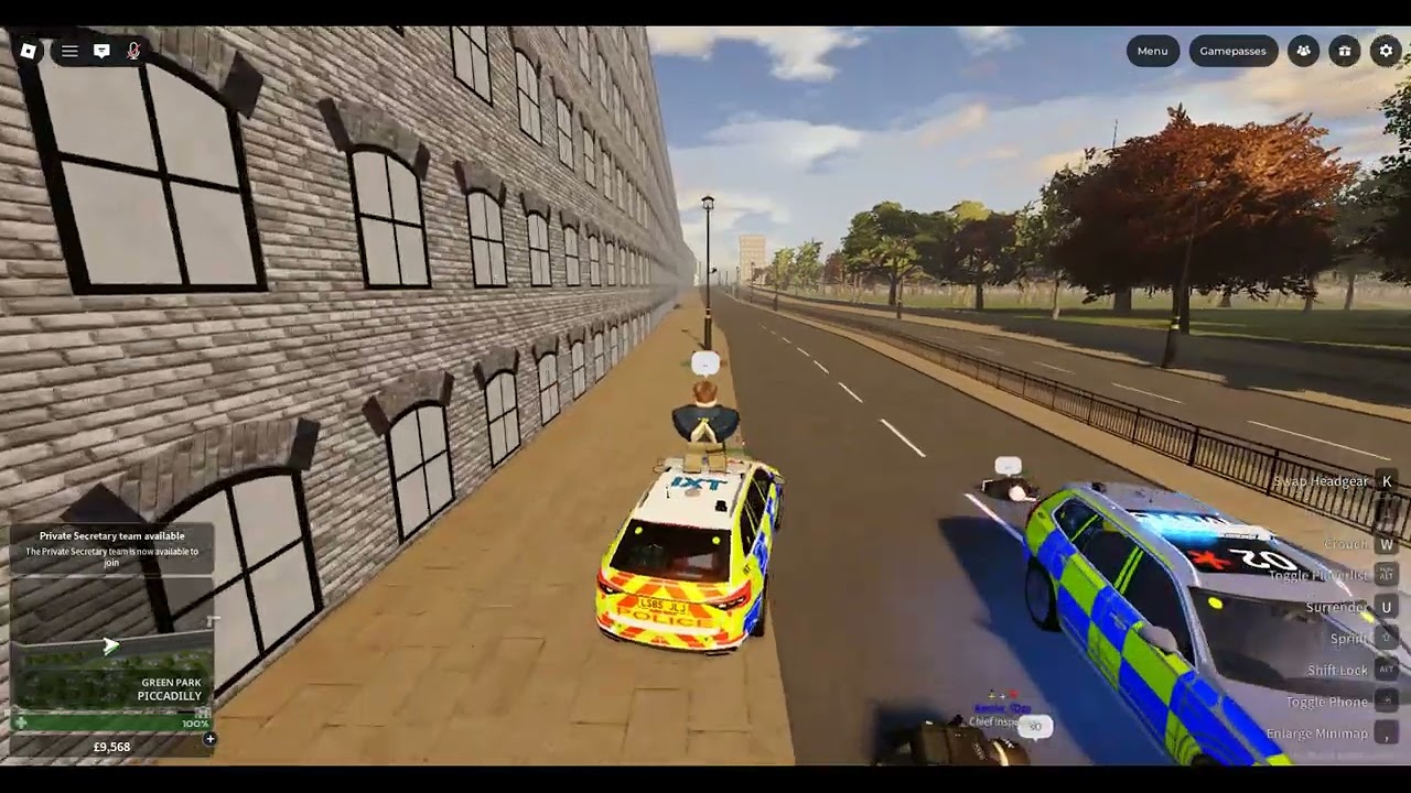 Escape mps on the roof of a stolen cars 👮🏻🚔