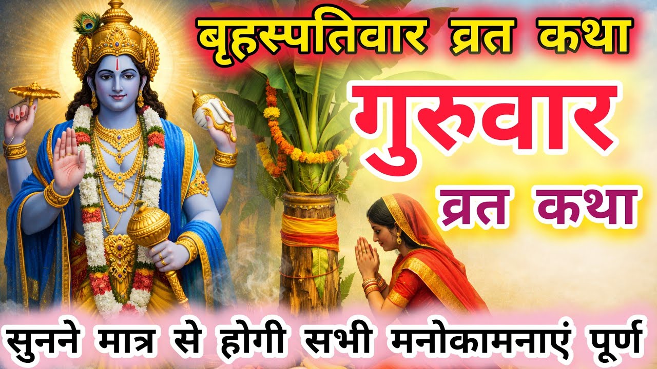 बृहस्पतिवार व्रत कथा | गुरुवार व्रत कथा | Brihaspativar Katha | Abdesh Bhakti Vlog