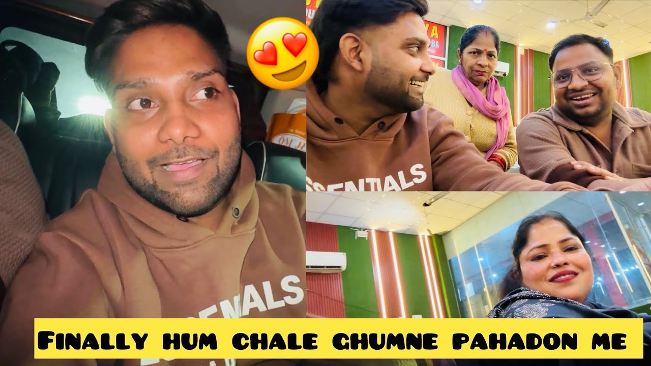 FINALLY HUM CHALE GHUMNE 🏔️PAHADON ME Travel vlog | 🥳 @princevlogs097 