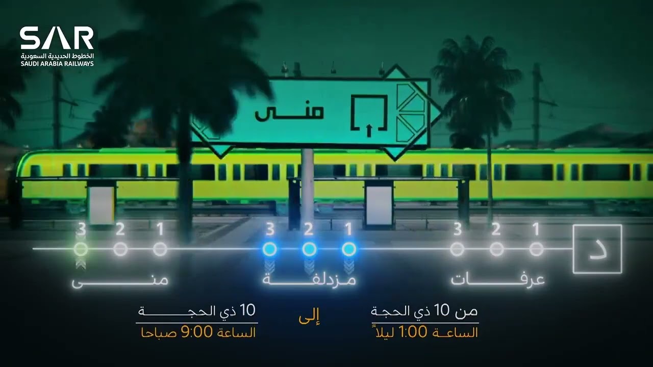 كيف يعمل قطار المشاعر المقدسة؟