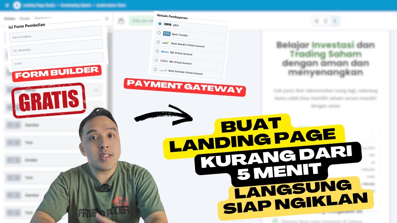GRATIS !! Buat Landing Page Cepat tanpa Hosting & Domain | Langsung siap ngiklan di Meta Ads