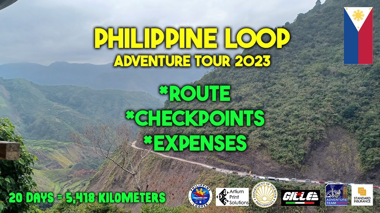 Philippine Loop Expenses, Route, Checkpoints & Ferry Points | 5418KM
