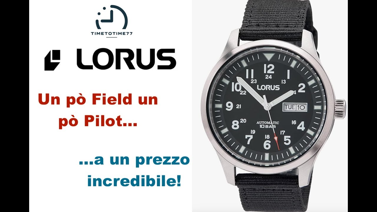 Nuovo LORUS Sport Militare: un orologio che mi ha stupito.