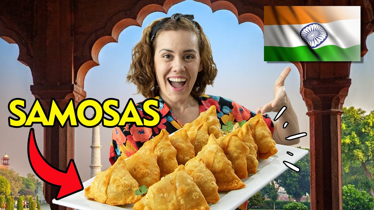 Cómo hacer SAMOSAS 🔥 Las empanadas más POPULARES DE LA INDIA 🇮🇳