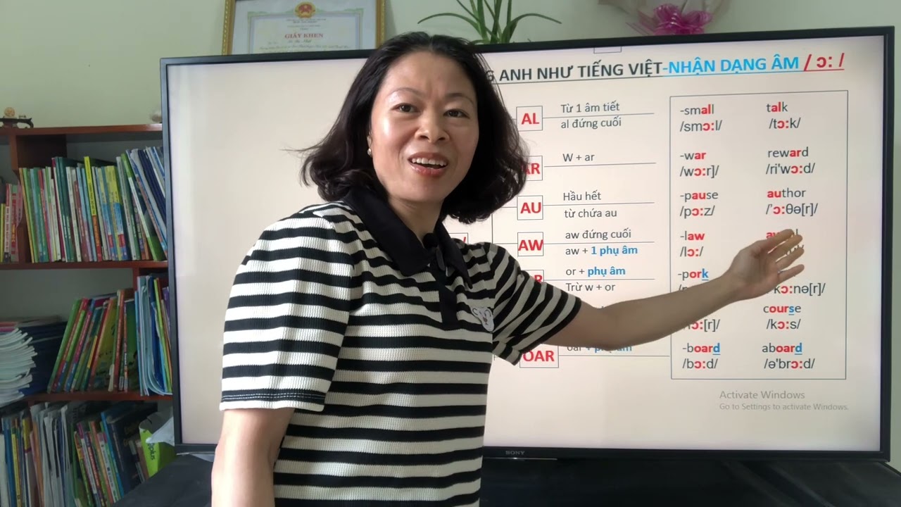 Phát Âm Tiếng Anh- Nhận Dạng Âm/ ɔ: / -Để Đánh Vần Tiếng Anh Như Tiếng Việt!
