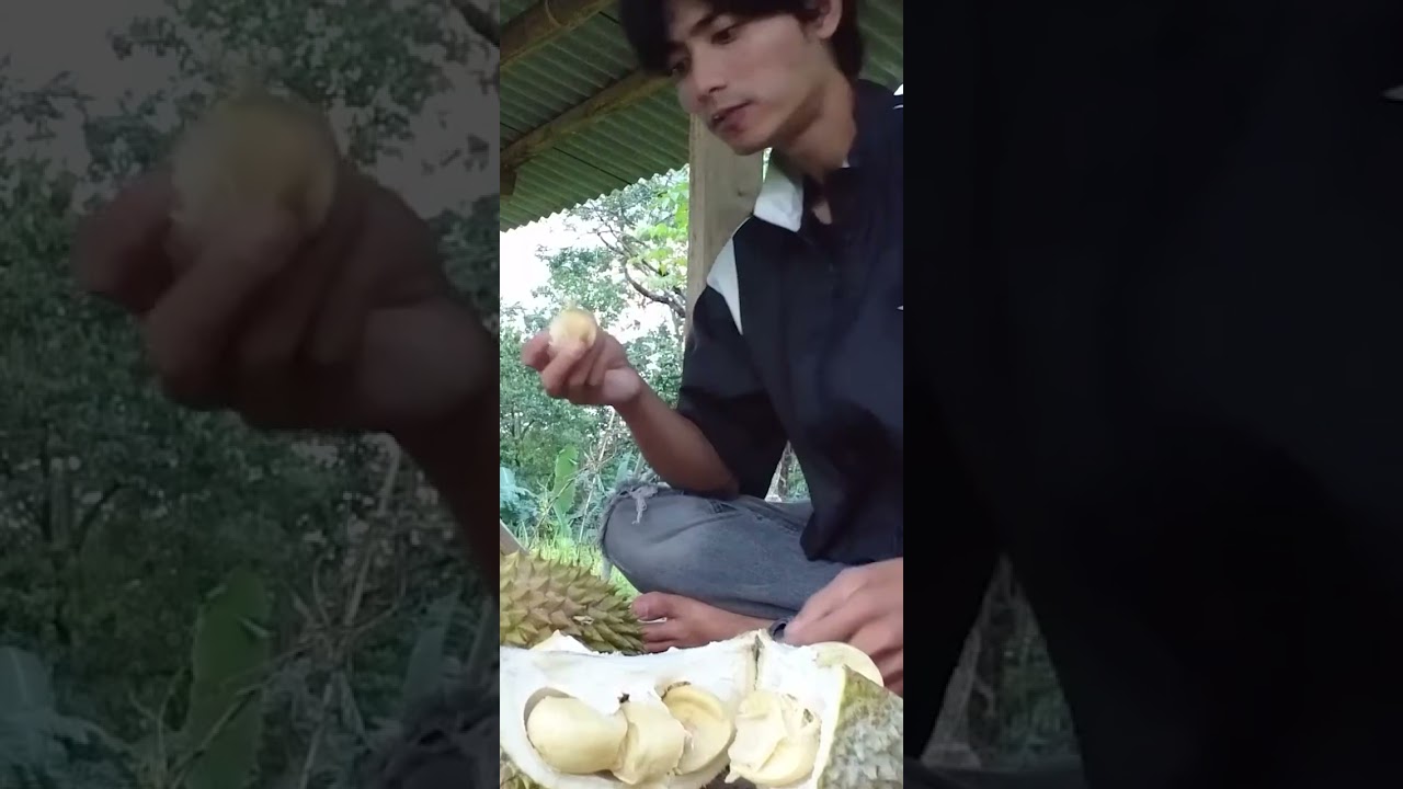mukbang durian hasil kebun #shorts
