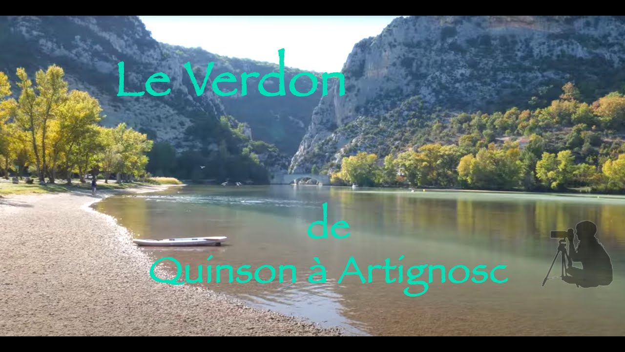 Les gorges du Verdon de Quinson à Artignosc