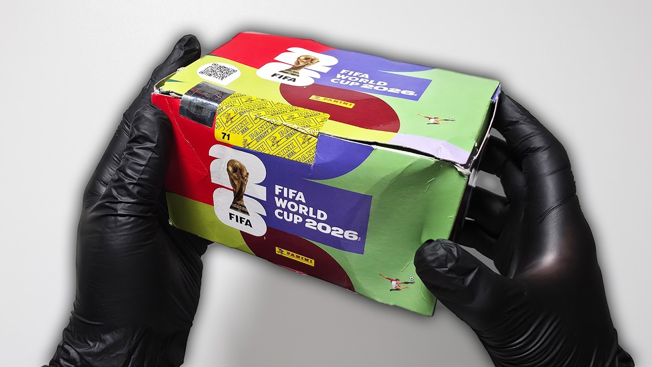100 PACKS! Panini FIFA World Cup 2026 Sticker Display Box - Opening
