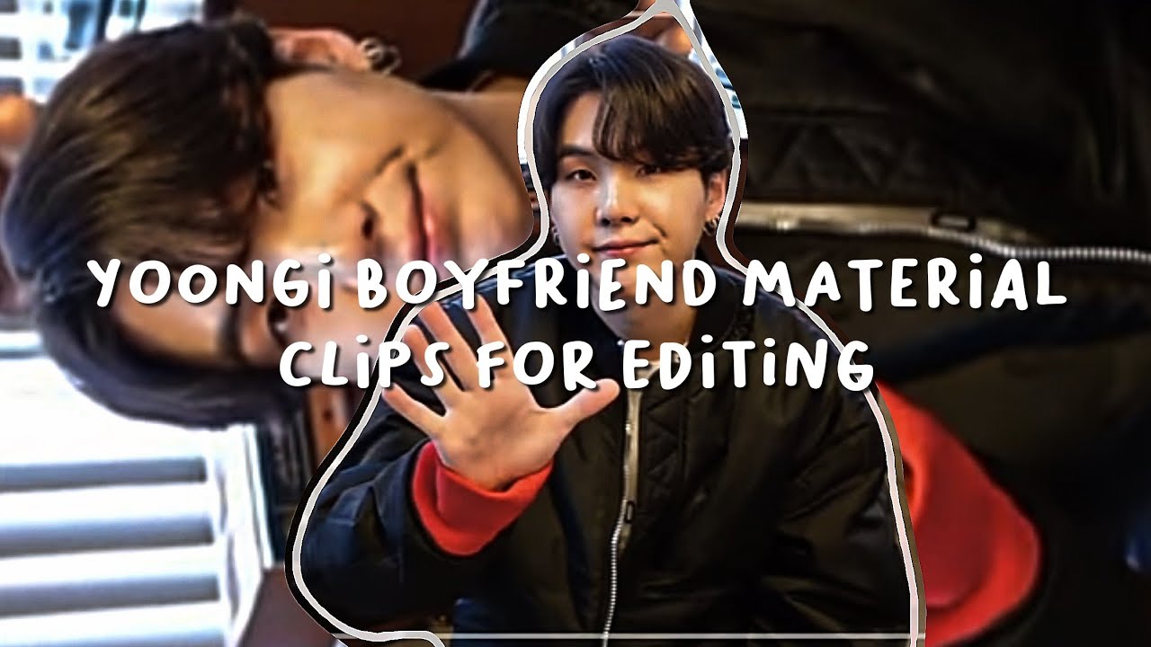 ❝ bts suga boyfriend material clips for editing
