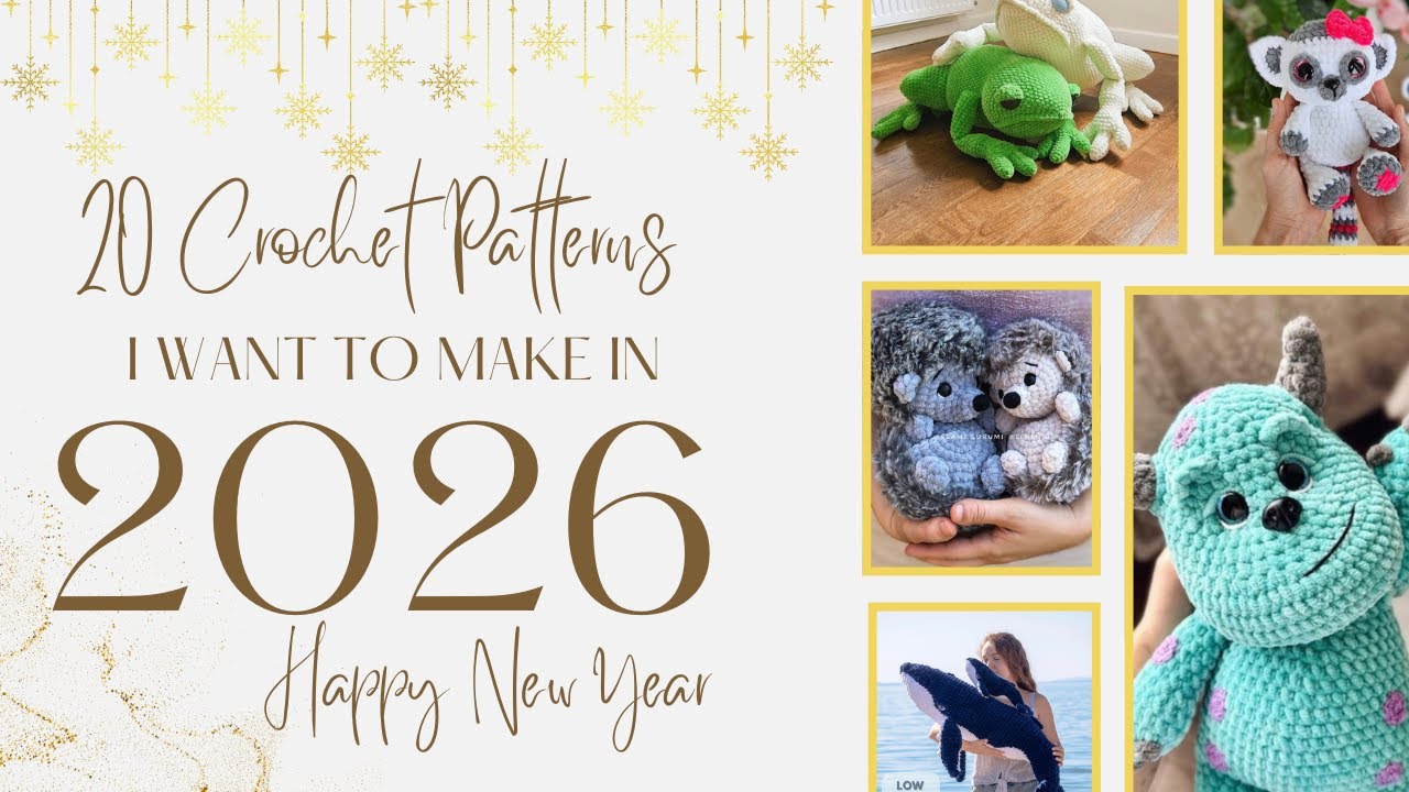 20 Crochet Patterns | I want to make in 2026 | #crochet