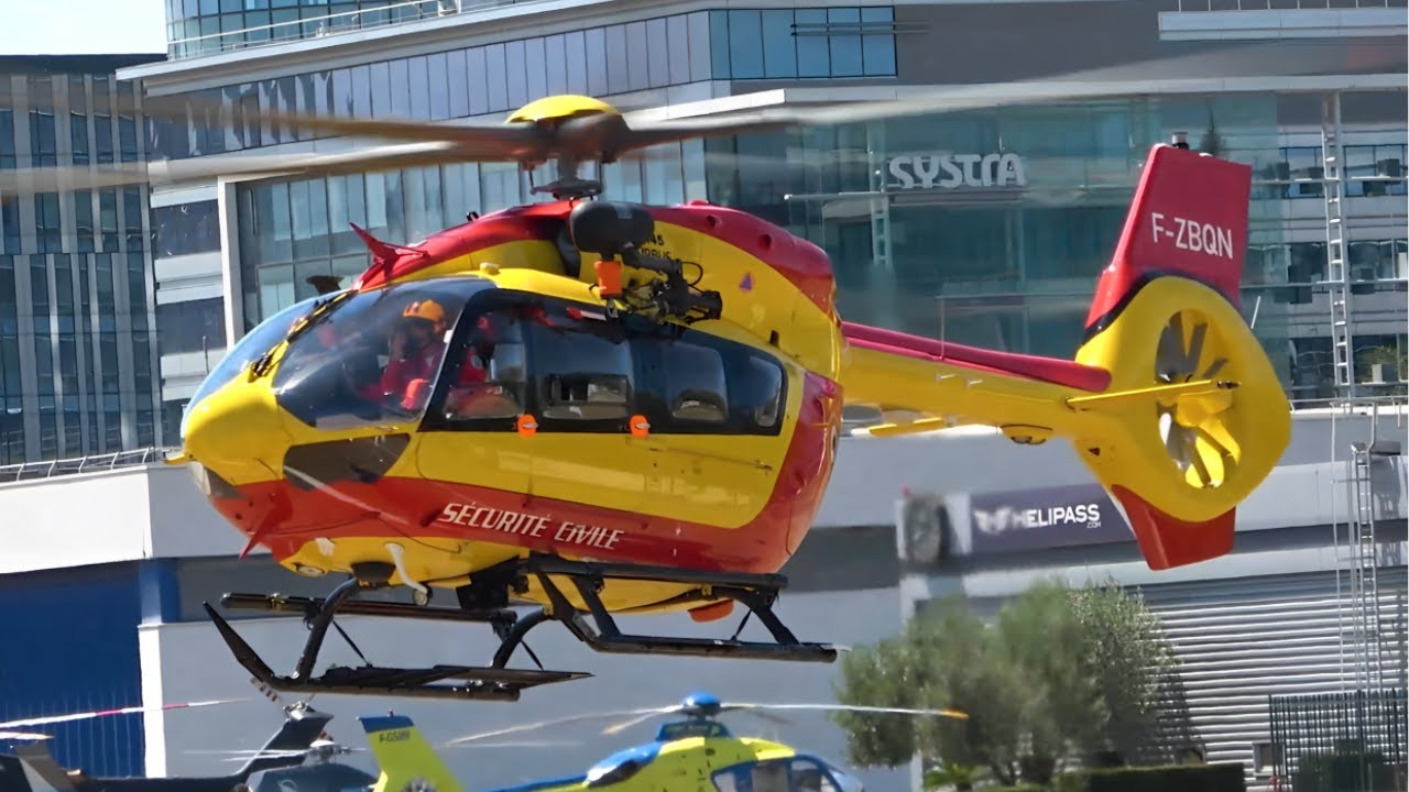 New Airbus Helicopters H145 D3 & AW139 Takeoff !!