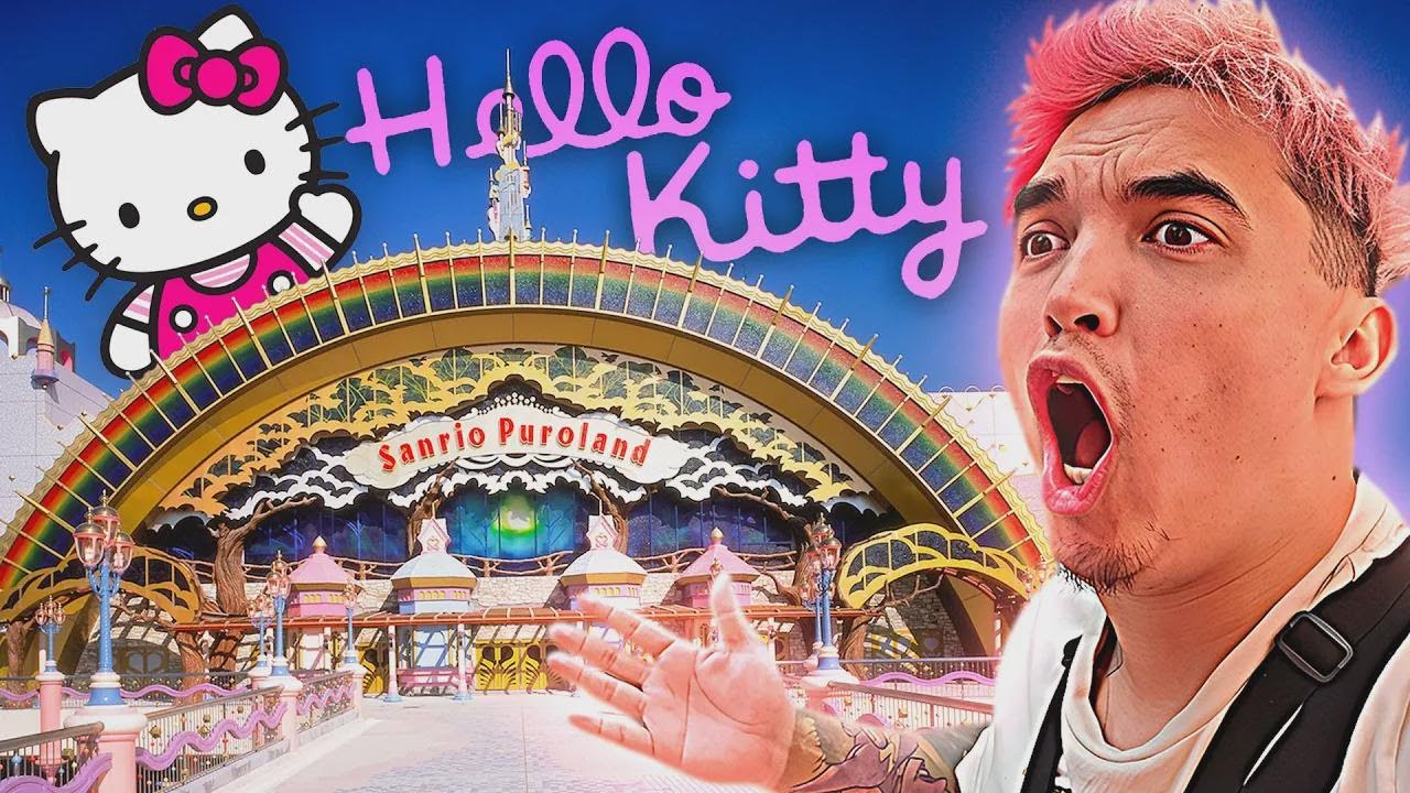 Trapped in Hello Kitty Park! Sanrio Puroland Vlog