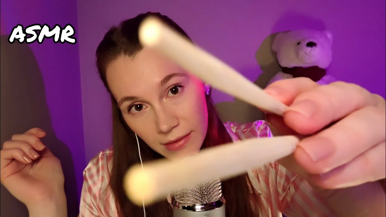 ASMR ✨ Face eating by different objects 😋