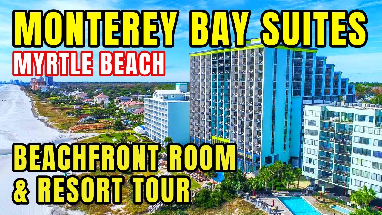 Monterey Bay Suites в Миртл-Бич! Экскурсия по курорту и номерам на берегу моря с бассейном на крыше.