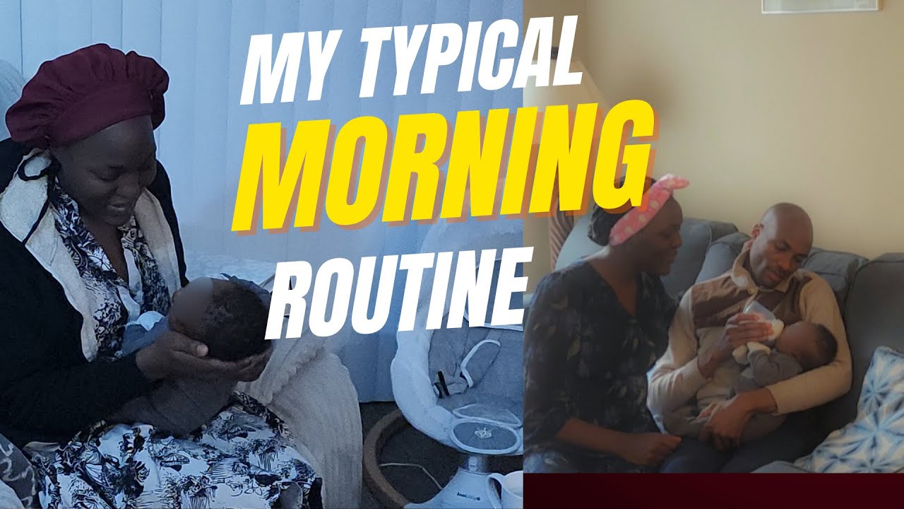 My Typical Morning Routine as a mom with a newborn. / Mom life 
