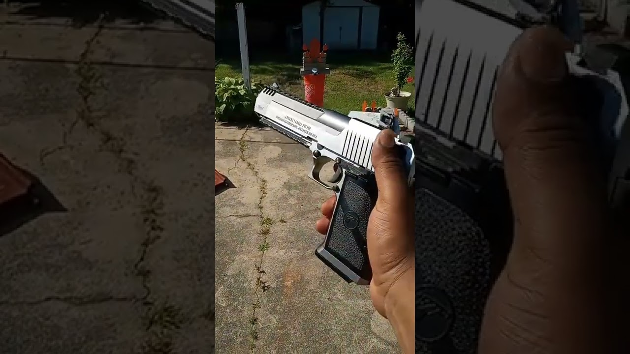 The Loudest Airsoft Gun🔫🔫 #shooting #pistol #gun #airsoft