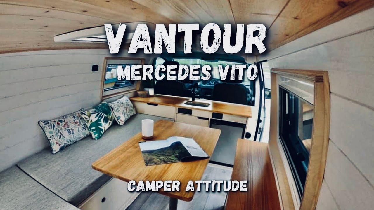 VANTOUR de la MERCEDES VITO L1H1 de CAMPER ATTITUDE | FURGONETA con una CONFIGURACI&Oacute;N MODULABLE